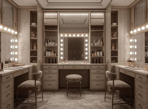 Beşiktaş Beauty-Station Özel Tasarım Makyaj Masası Koleksiyonu